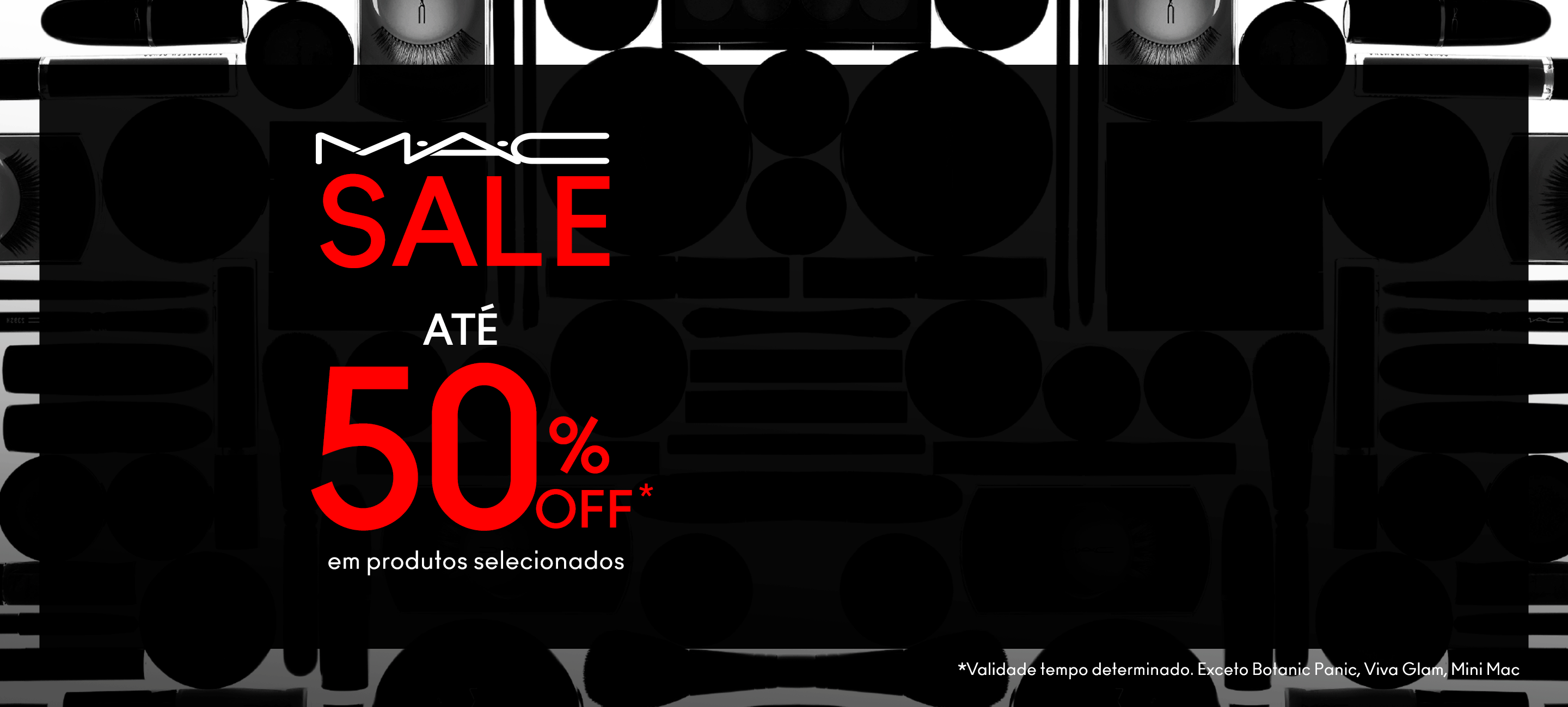 MAC Sale. Até 50 por cento off em selecionados
