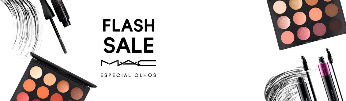 Flash Sale MAC. Especial Olhos.