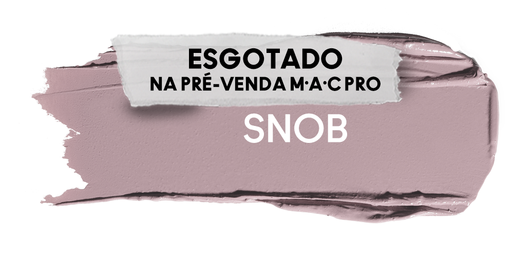 Tom do batom Snob