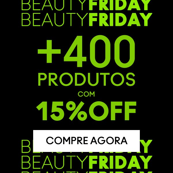+400 produtos com 15% Off